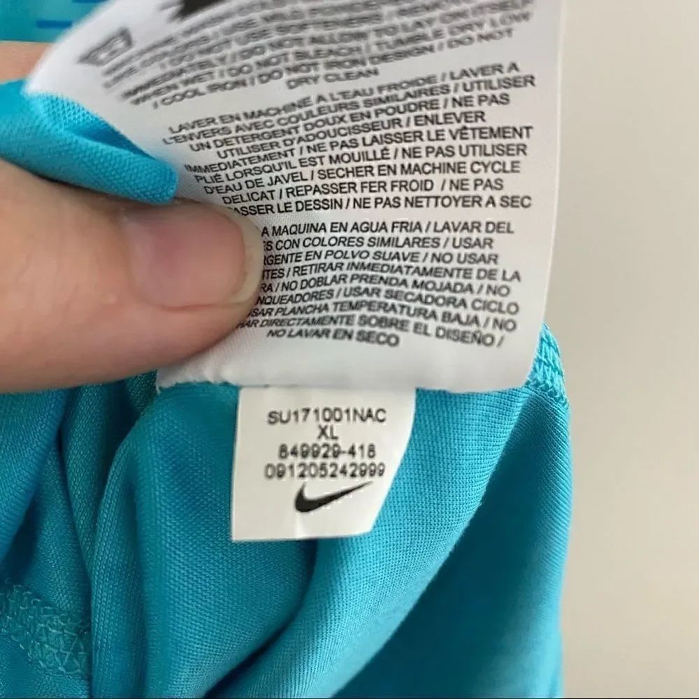 Nike blue gray XL sleeveless tank - Picture 7 of 9
